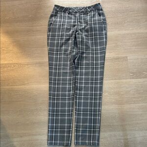 Kit and Ace Charcoal Check Men's navigator Pants